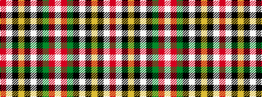 idealised woven sample of pattern RWKYKWKGRW