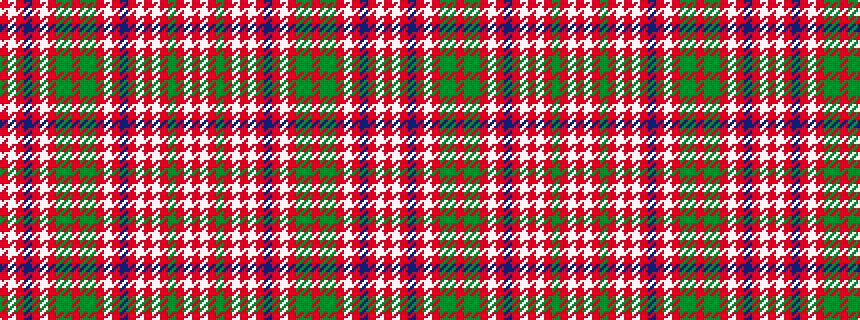 idealised woven sample of pattern RWRBRWRGGRGGRWRBRWRWRGRWR