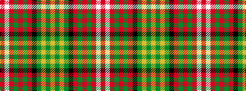 idealised woven sample of pattern RWRGRGRKGYGY