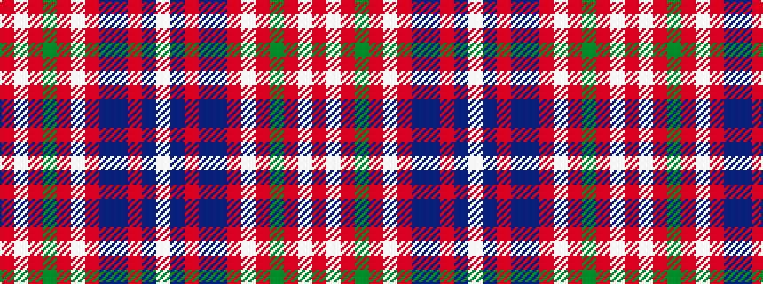 idealised woven sample of pattern RWRGRWRBBRBW