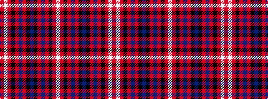 idealised woven sample of pattern RWRKRBRKBKRBRKRW