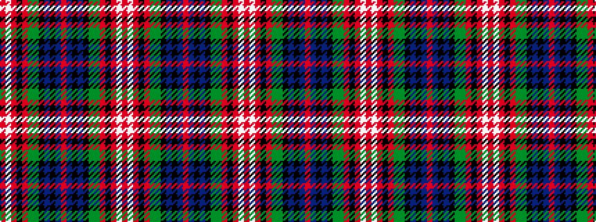 idealised woven sample of pattern RWRKRGGKBKBRBKBKGGRKRWR