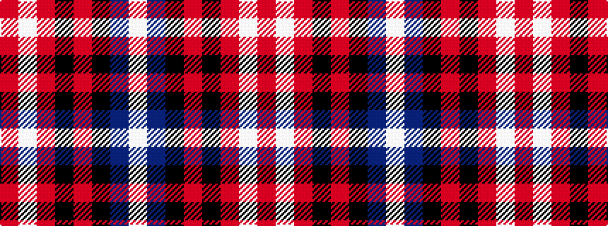 idealised woven sample of pattern RWRKRKBW