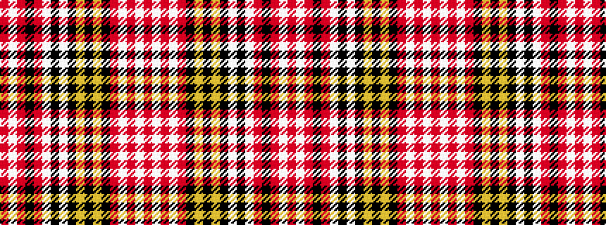 idealised woven sample of pattern RWRKRWKWKYKYKRWRWR