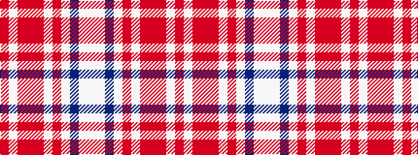 idealised woven sample of pattern RWRRRWRWBWW