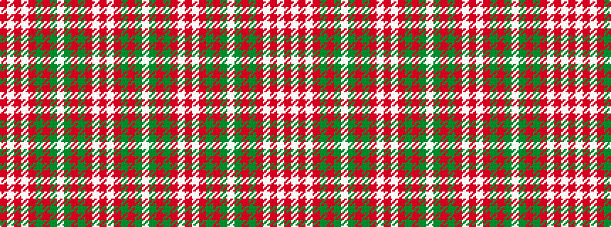 idealised woven sample of pattern RWRWRGRGWGRGRWRWRGRGW