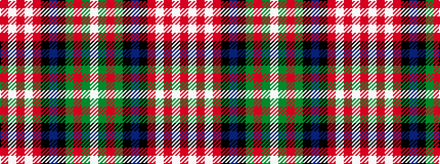 idealised woven sample of pattern RWRWRKBKGRGW