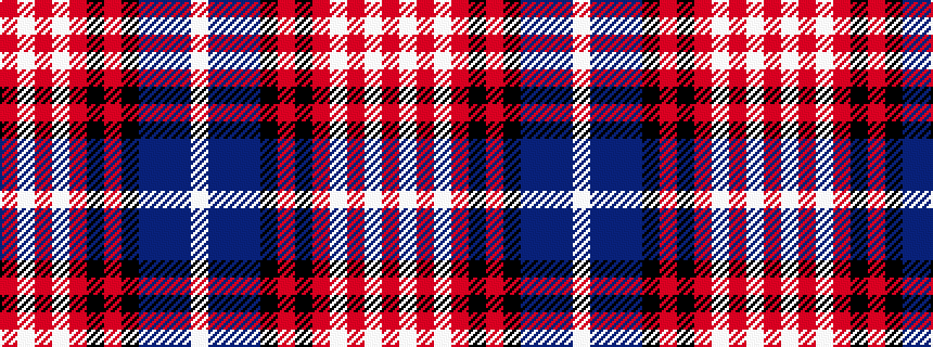 idealised woven sample of pattern RWRWRKRKBBBW