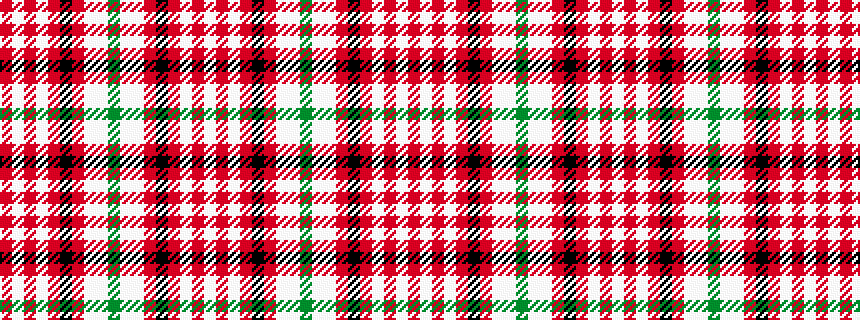 idealised woven sample of pattern RWRWRKRWWGWWRKRWRW