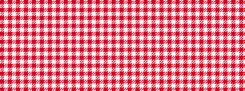 idealised woven sample of pattern RWRWRWRWRWRWRWR