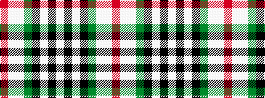 idealised woven sample of pattern RWWGKWKW