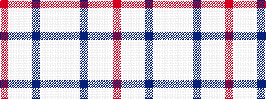 idealised woven sample of pattern RWWWBWWW