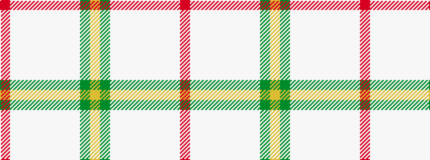 idealised woven sample of pattern RWWWWWWWGY