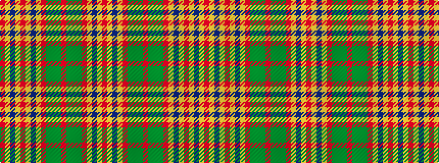 idealised woven sample of pattern RYBYRGGGRGGGRYBYRYBYR