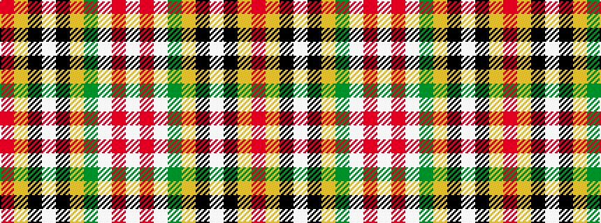 idealised woven sample of pattern RYKWKYGWRW