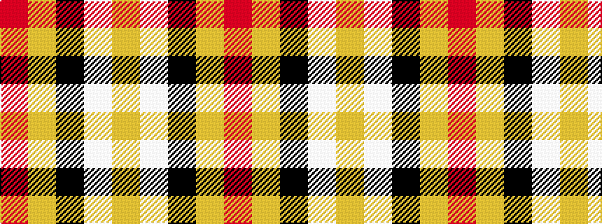 idealised woven sample of pattern RYKWY