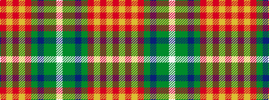 idealised woven sample of pattern RYRYRGBGGW