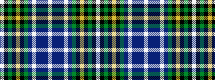 idealised woven sample of pattern WBBBWBGKYKGKW