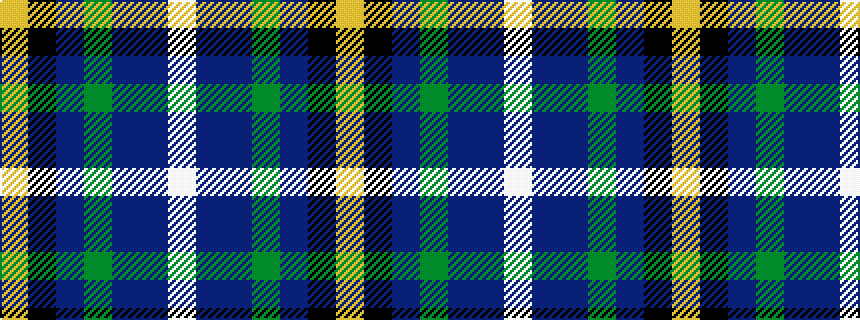 idealised woven sample of pattern WBBGBKY