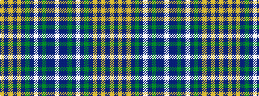 idealised woven sample of pattern WBBGBWBGBYBYBY