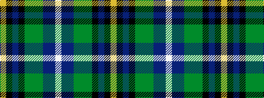idealised woven sample of pattern WBBGGGKBKY
