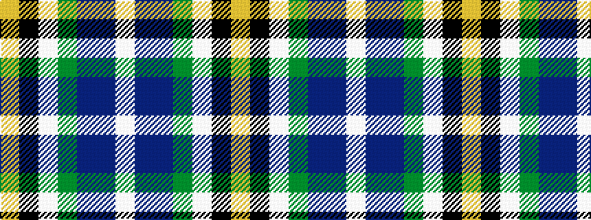 idealised woven sample of pattern WBBGWKY