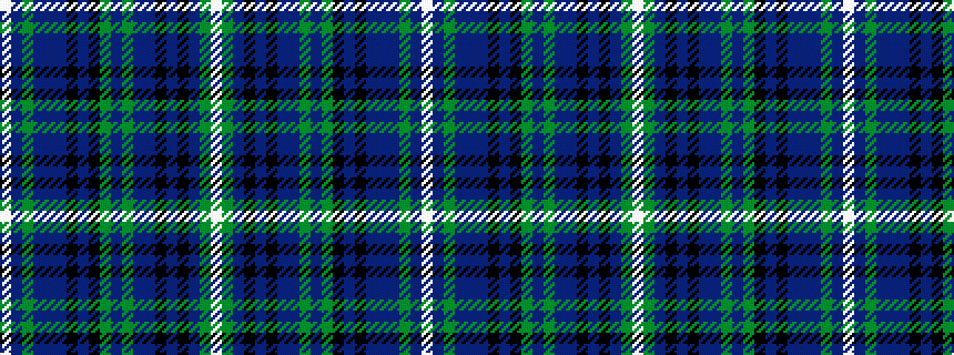 idealised woven sample of pattern WBGBBBKBKGBGBBKBKBGW