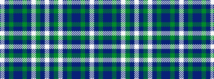 idealised woven sample of pattern WBGBBGBWGBW