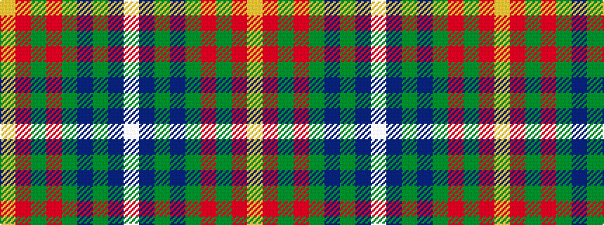 idealised woven sample of pattern WBGBGRGRY