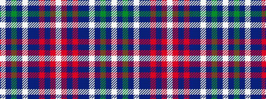 idealised woven sample of pattern WBGBWBBRBRW