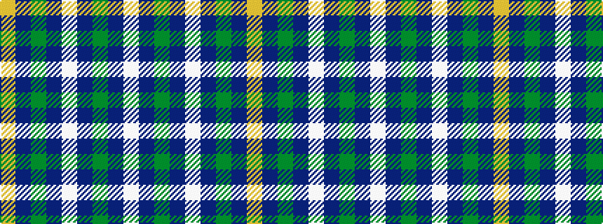 idealised woven sample of pattern WBGBWBGBY