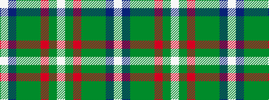idealised woven sample of pattern WBGGGRGW