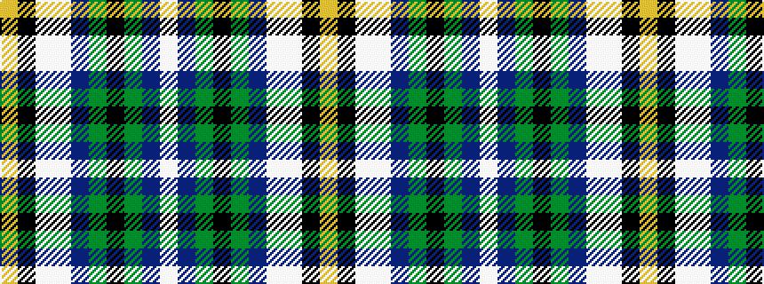 idealised woven sample of pattern WBGKGBWWKY