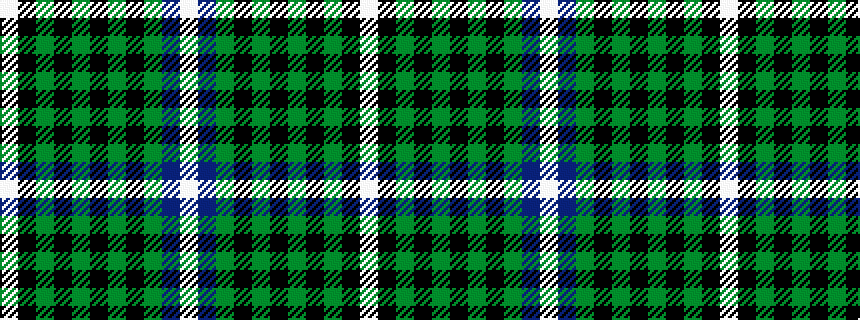 idealised woven sample of pattern WBGKGKGKGKW