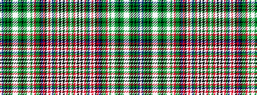 idealised woven sample of pattern WBGKGKGWWWGGKGGWWGWRGGKBRKWRWBGRWKWKWRGW