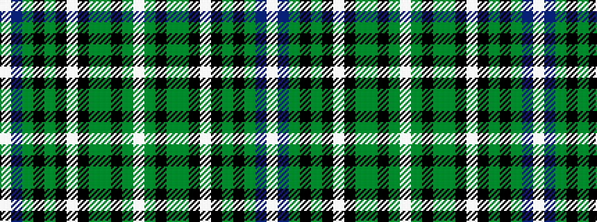 idealised woven sample of pattern WBGKGKWKGGKGW