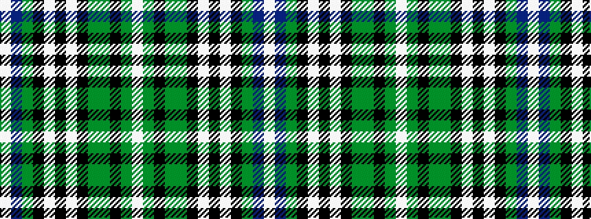 idealised woven sample of pattern WBGKWKWKGGKGW