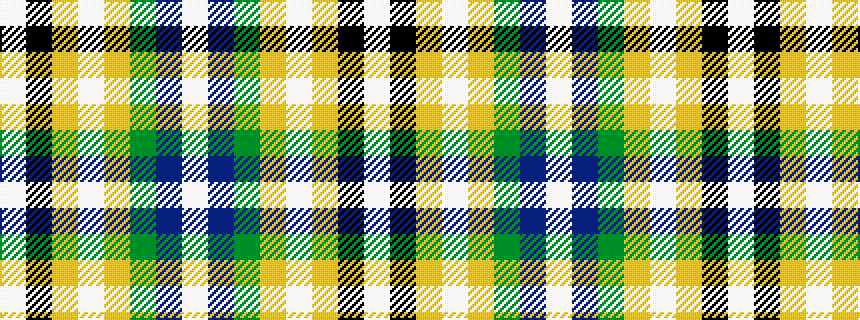 idealised woven sample of pattern WBGYWYKW