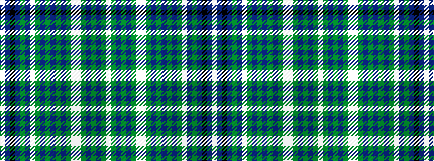 idealised woven sample of pattern WBKBGBWGBGBGBGWWGBGBGW