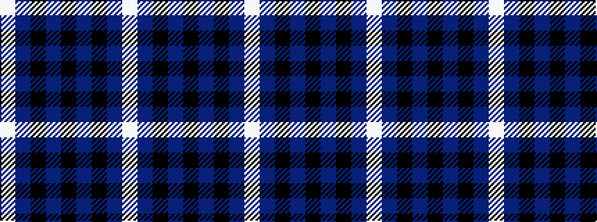 idealised woven sample of pattern WBKBKBKBW