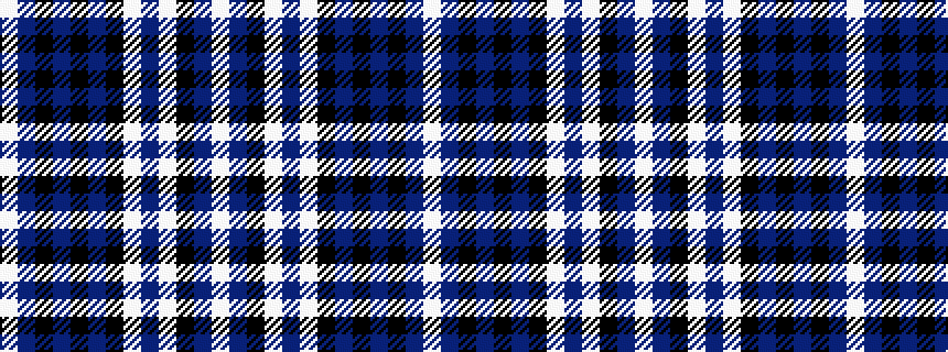idealised woven sample of pattern WBKBKBKWBWKBW
