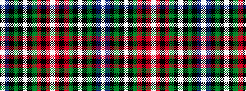 idealised woven sample of pattern WBKGKWKGRKRW