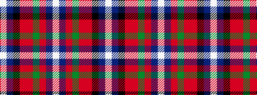 idealised woven sample of pattern WBKRRGRBW
