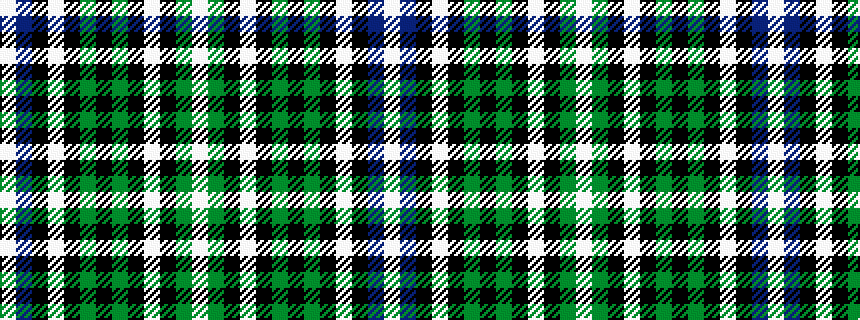 idealised woven sample of pattern WBKWKGKGKWKGW
