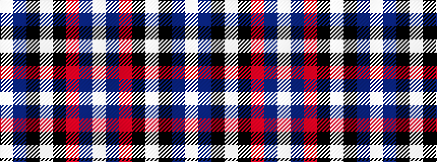 idealised woven sample of pattern WBKWKRBW