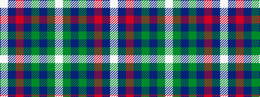 idealised woven sample of pattern WBRBGBGW