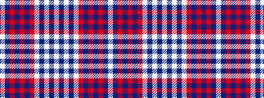 idealised woven sample of pattern WBRBRBRWBWBW