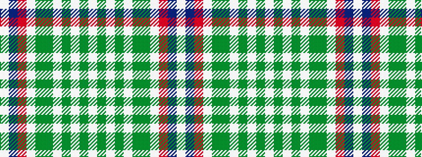 idealised woven sample of pattern WBRWGGWGWGW