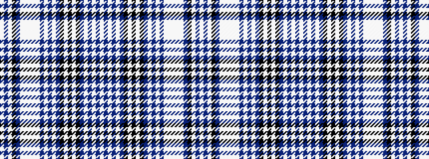 idealised woven sample of pattern WBWBWBKWKWKBWBWBWWWWWBKWBW