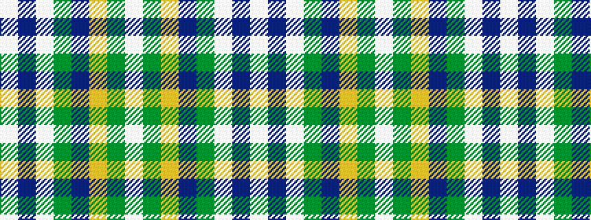 idealised woven sample of pattern WBWGBYGW
